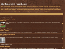 Tablet Screenshot of myrenovatedfarmhouse.com